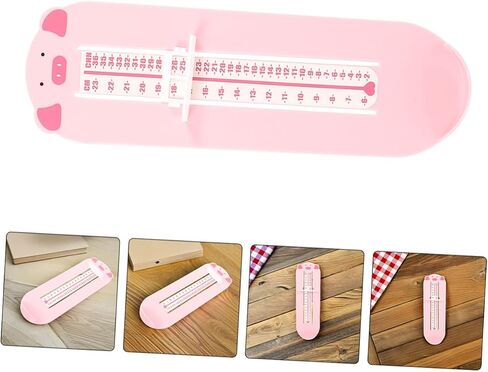 CALLARON 2pcs Foot Measuring Device Accurate Foot Length Ruler for Shoe Size Measurement for 0-8 Years Home Shoe Shopping Tool in Kuwait