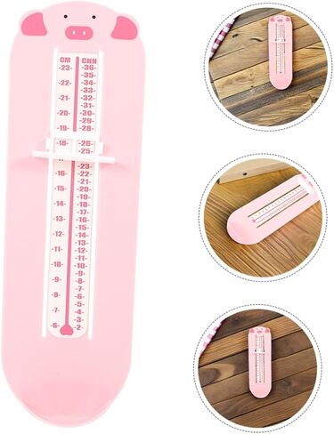 2pcs Shoe Measuring Device Foot Measurement Ruler Plastic Foot Size Tool for 0-8 Years Home Use Measure in Kuwait