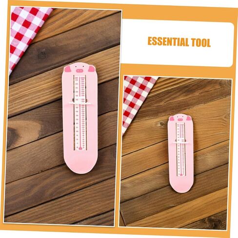 2pcs Shoe Measuring Device Foot Measurement Ruler Plastic Foot Size Tool for 0-8 Years Home Use Measure in Kuwait