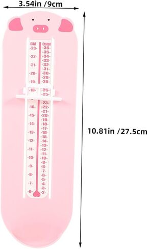 2pcs Foot Measuring Device and Shoe Measurer Plastic Foot Length Ruler for 0-8 Years Shoe Size Measurement Tool at Home in Kuwait