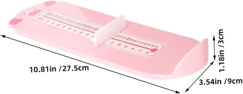 2pcs Foot Measuring Device and Shoe Measurer Plastic Foot Length Ruler for 0-8 Years Shoe Size Measurement Tool at Home in Kuwait