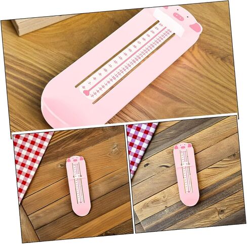 Ciieeo 2pcs Shoe Measuring Ruler Foot Measurement Device Plastic Foot Length Tool for 0-8 Years Home Use Size Gauge in Kuwait