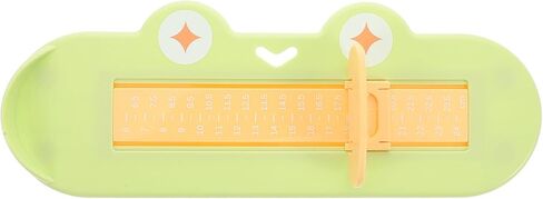 HOMSFOU Foot Gauge Shoe Size Measurer for Feet Measuring Device Ruler Accurate Shoe Measurement Tool for Green Household Use in Kuwait