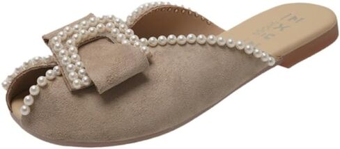 Women's Fashion Bow Flat Sandals - Breathable Comfort Casual Shoes, Chic Summer Footwear for Daily Wear in Kuwait