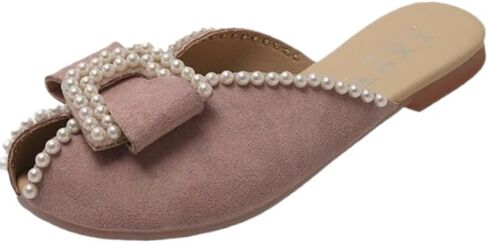 Women's Fashion Bow Flat Sandals - Breathable Comfort Casual Shoes, Chic Summer Footwear for Daily Wear in Kuwait