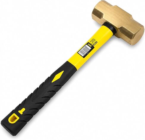 Stark Brass Head 3lb Sledge Hammer Fiber Glass 13-inch Handle With Comfortable Grip 3-Pounds in Saudi Arabia