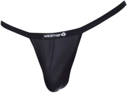 Mesh Micro Thong مع حقيبة Big Boy باللون الأسود من WildmanT in Kuwait