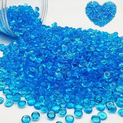 7mm 3500PCS Acrylic Flat Marbles Decorative Gems，Vase Fillers Beads for Wedding,Floral Arrangement,Aquarium Fish Tank Decor,Candle Holder in Saudi Arabia