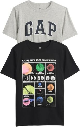 GAP Boys' Short Sleeve Graphic Tee 2-Pack in Saudi Arabia