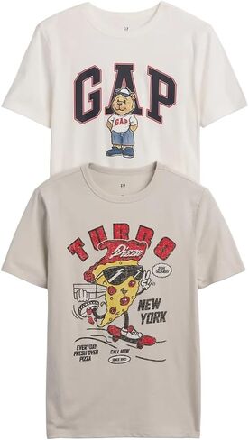 GAP Boys' Short Sleeve Graphic Tee 2-Pack in Saudi Arabia