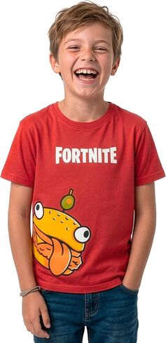 Fortnite Kids T-Shirts, Short Sleeve Boys Shirts, Gamer Boys Clothes, Beef Boss Graphic Kids Clothes in Kuwait
