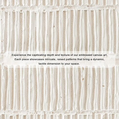 VGICH Large Framed Canvas Wall Art, Modern Abstract Wall Art for Living Room, Beige Textured 100% Hand-painted Painting, Minimalist Wall Decor for Living Room, Bedroom, Office, Hallway, 27x43 Inch in Saudi Arabia