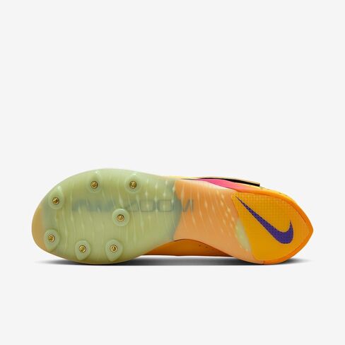 مسامير القفز الطويلة للمضمار والميدان من Nike Long Jump Elite (Citron Pulse/Volt Ice/Vivid Purple/Indigo Burst) مقاس 6.5 in Kuwait