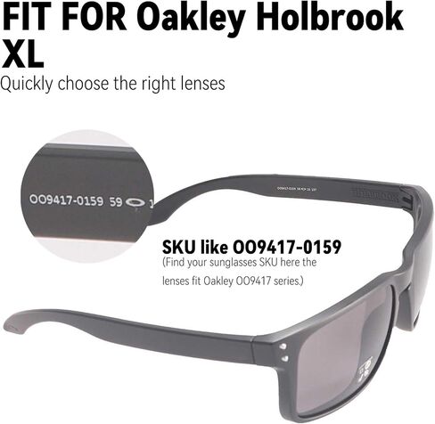 Replacement Lenses for Oakley Holbrook XL (OO9417 Series) Sunglasses in Kuwait
