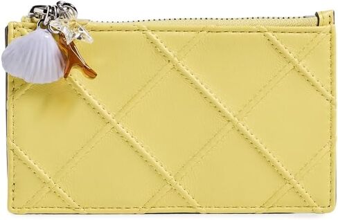 Tory Burch Women's Fleming Charm Zip Card Case in Kuwait