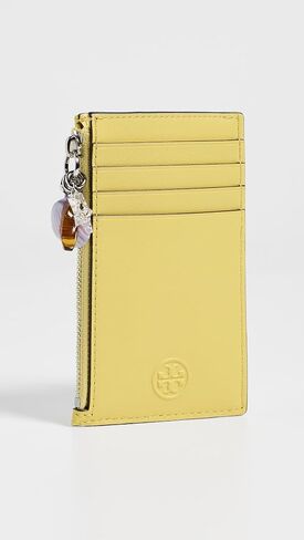 Tory Burch Women's Fleming Charm Zip Card Case in Kuwait