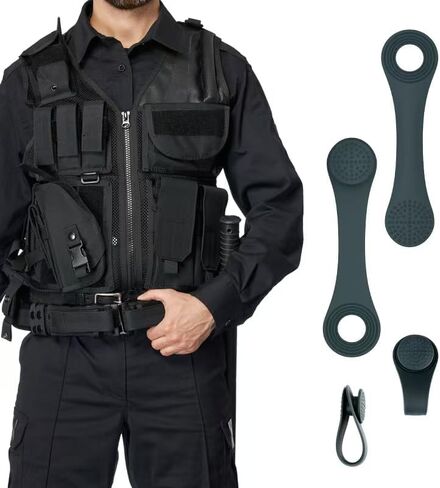 Shirt Stays for Men, 2 Pair, Hidden Suspenders, Adjustable Non-Slip Shirt Holders for Police & Daily Wear in Saudi Arabia