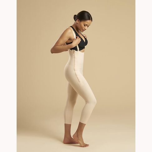 Marena FBM Mid-Calf-Length Girdle-Padded Zippers & Suspenders-Med-BLK in Saudi Arabia