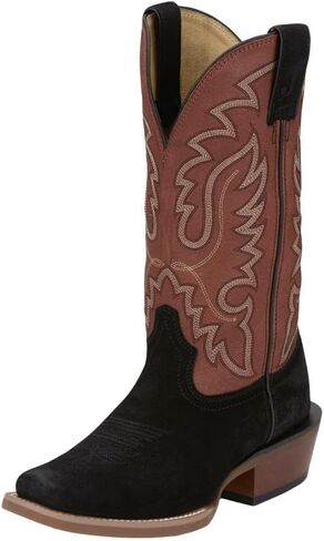 Justin Cowboy Town Suede 13" Western Boot - Men's Durable Goat Hide, Vibram Outsole, J-Flex Comfort in Kuwait