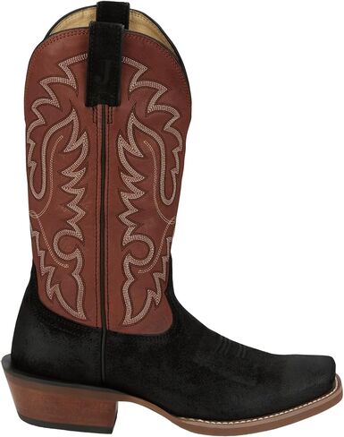 Justin Cowboy Town Suede 13" Western Boot - Men's Durable Goat Hide, Vibram Outsole, J-Flex Comfort in Kuwait