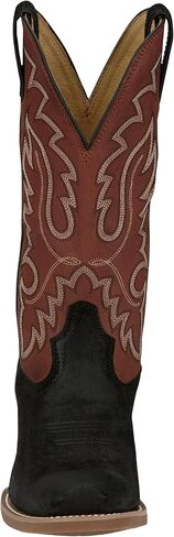 Justin Cowboy Town Suede 13" Western Boot - Men's Durable Goat Hide, Vibram Outsole, J-Flex Comfort in Kuwait