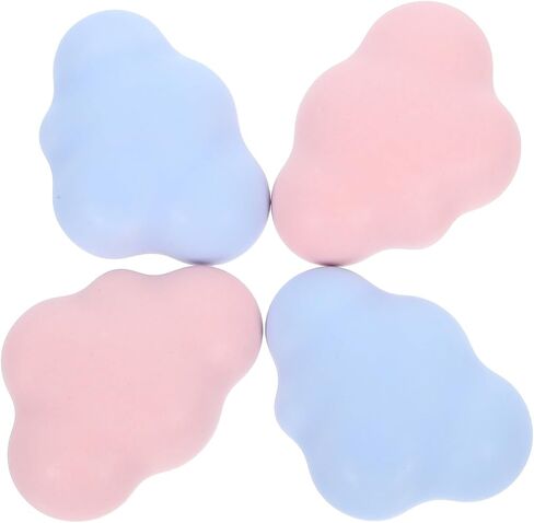 Gadpiparty 4pcs Cute Cloud Shaped Ceramic Drawer Knobs Pink and Light Blue Childrens Dresser Pull Handles Nursery Room Cabinet Hardware for Furniture in Kuwait