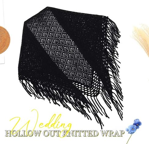 JAKAWIN Womens Shawl Wraps Boho Hip Scarf Beach Tassel Cape in Kuwait