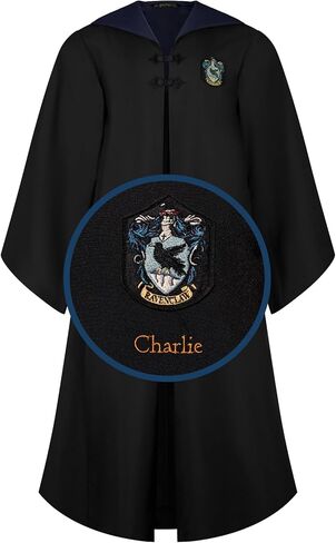 Harry Potter Personalized Ravenclaw Robe - Official Hogwarts House Costume with Embroidered Crest & Wand Pocket - M-L in Saudi Arabia