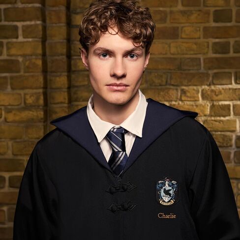 Harry Potter Personalized Ravenclaw Robe - Official Hogwarts House Costume with Embroidered Crest & Wand Pocket - M-L in Saudi Arabia