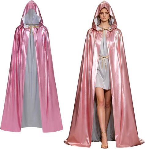 Unisex Adult Gold Printed Cloak Shiny Wizard Cloak for Halloween in Kuwait