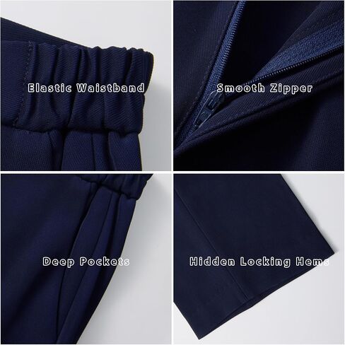Womens Suits 2 Piece Set Business Pants Suits Dressy Professional Long Sleeve Solid Blazer Set Formal Outfit for Work Office in Saudi Arabia