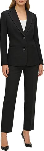 Womens Suits 2 Piece Set Business Pants Suits Dressy Professional Long Sleeve Solid Blazer Set Formal Outfit for Work Office in Saudi Arabia