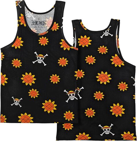 Ripple Junction One Piece Men's Graphic Print Tank Top Officially Licensed in Kuwait