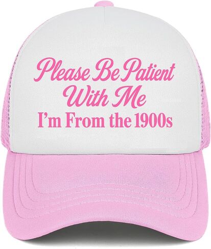 Funny Trucker Hats for Women Pink Black Men Funny Humor Hat for Girls Humor Hats in Saudi Arabia