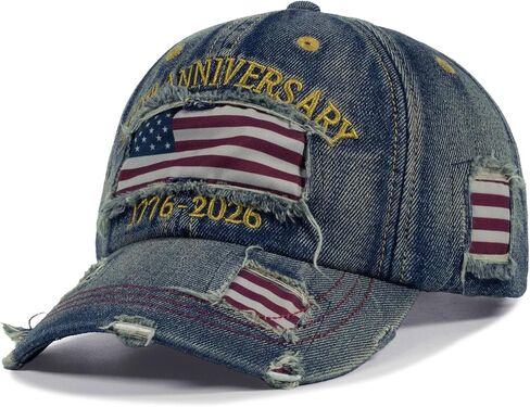 250 Anniversary USA Hat,America 250th Year United States Cap for Men Women,Patriot Embroidered US Birthday Merchandise in Kuwait