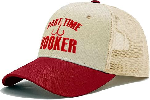 Where’s The Fish Fishing Hat for Men, Funny Embroidered Trucker Hat, Funny Fishing Hats for Dad Husband Grandpa in Kuwait