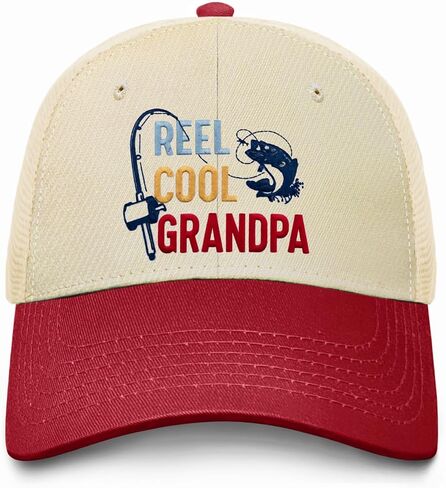 Where’s The Fish Fishing Hat for Men, Funny Embroidered Trucker Hat, Funny Fishing Hats for Dad Husband Grandpa in Kuwait