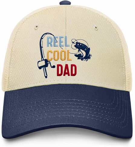 Where’s The Fish Fishing Hat for Men, Funny Embroidered Trucker Hat, Funny Fishing Hats for Dad Husband Grandpa in Kuwait