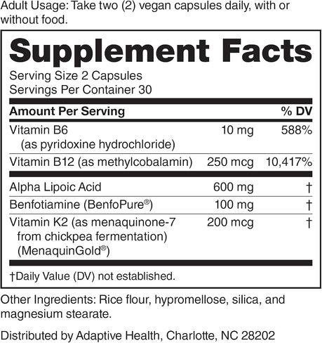 Instaflex Clinical Strength Nerve Relief - 60 Vegan Capsules in Saudi Arabia