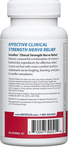 Instaflex Clinical Strength Nerve Relief - 60 Vegan Capsules in Saudi Arabia
