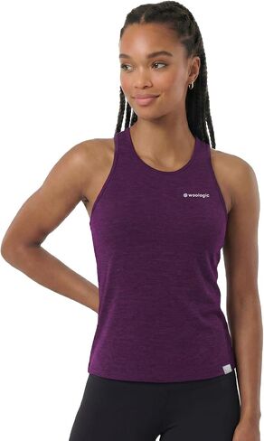 100% Merino Racerback Tank Tops for Womens, Slim fit Lightweight Cooling Running Workout Gym Hiking Moisture Wicking in Saudi Arabia