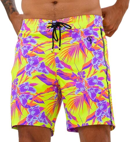 Tucann Men's Trunks 7" Compression Liner Quick Dry Zipper Pocket Chlorine Resistan 4 Way Stretch Swim Shorts for Men in Saudi Arabia