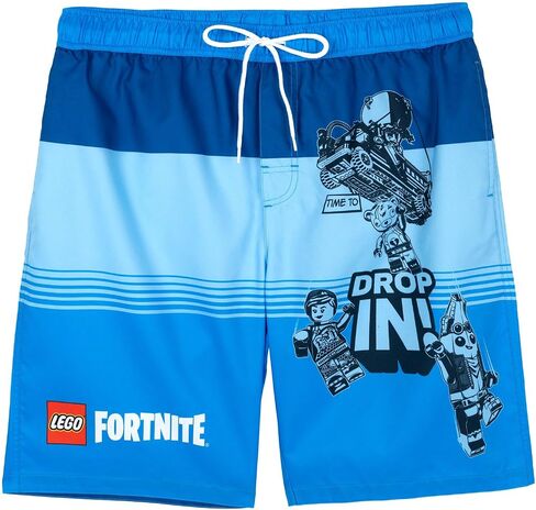بدلة استحمام LEGO Fortnite للبالغين من سراويل السباحة بعامل حماية من الأشعة فوق البنفسجية 50+ مقاسات (صغير - 2XL) in Kuwait