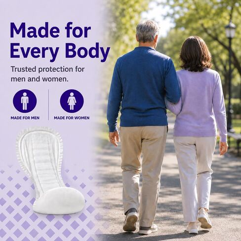 McKesson Ultra Heavy Absorbency Incontinence Liners [80 Count], 27 Inch Contoured Bladder Leakage Protection for Men & Women, Rapid-Dry Layer, Odor Control Core, Leg Gathers in Kuwait