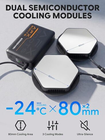 LABEWVI Semiconductor Peltier Cooling Vest with 20000mAh Battery Pack, 3 Cooling Modes, Up to -24℃ Cooling in Saudi Arabia