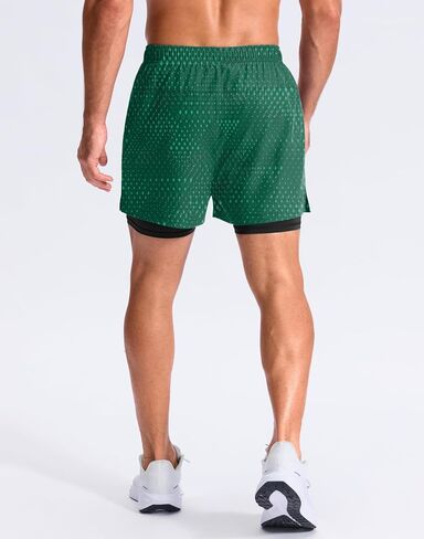 G Gradual Men's Running Gym Shorts with Compression Liner 5"/ 7"/ 9" Quick Dry Workout Athletic Shorts for Men Zipper Pockets in Kuwait