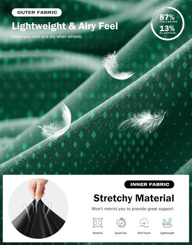 G Gradual Men's Running Gym Shorts with Compression Liner 5"/ 7"/ 9" Quick Dry Workout Athletic Shorts for Men Zipper Pockets in Kuwait
