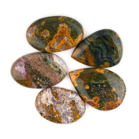 CRYSTALIS (10pcs) Wholesale Bulk Mix Semi-Precious Cabochons Gemstones, Jewelry Making Supply, Wire Wrapping, Natural Loose Crystals, DIY, Gem Collectibles, Home Decor, Art, Crafts, Healing Gift Pack in Saudi Arabia