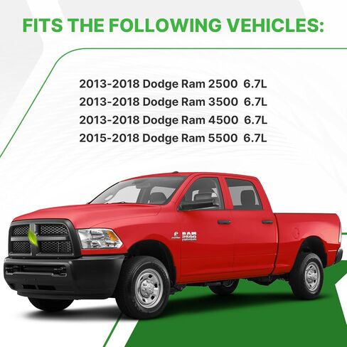 6.7L Cummins Diesel Filter Set Fit for 2013-2018 Dodge Ram 2500 3500 4500 5500 6.7L - Fuel/Water Separator Filter Kit 68197867AA, Fuel Filter 68157291AA; Engine Oil Filter 5083285AA in Kuwait
