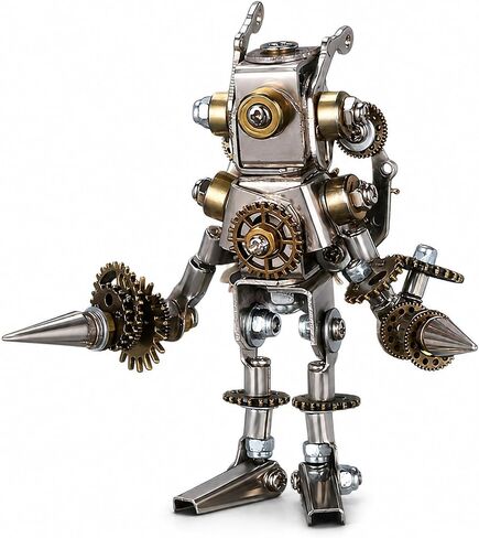 3D Metal Puzzle for Adults, Metal Model kit, combinable 3D Puzzle, 3D Mechanical Saint Puzzle, Fun DIY Assembly - The Best Gift for Men in Kuwait